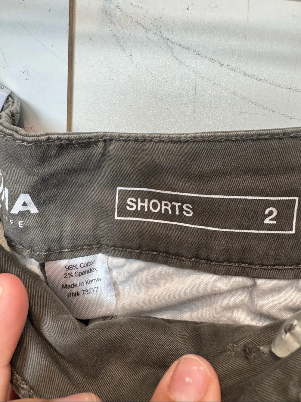 NWT Sonoma Olive Brown Casual Bermuda Shorts